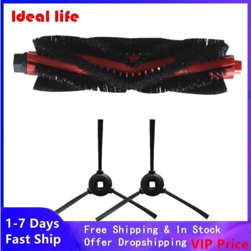 Roller Brush Side Brushes Side Brush Main Brush For Lefant M200/M520M/M501-A/M571/T700 Robot Vacuum Cleaner Cleaning Replacement