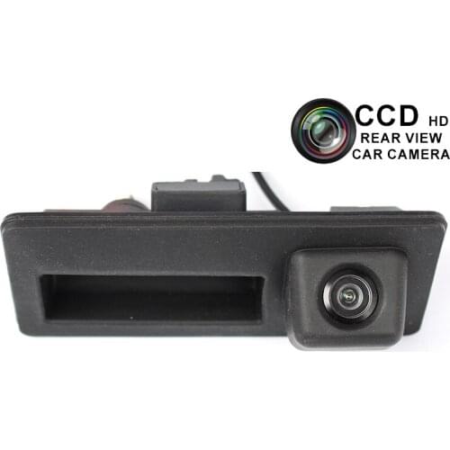 Car Trunk Handle Reversing Rear View Camera for AUDI A4 A4L A5 S5 Q3 Q5 A6L A8L RS6 HD CCD Wide Angle Parking Guide Line Backup