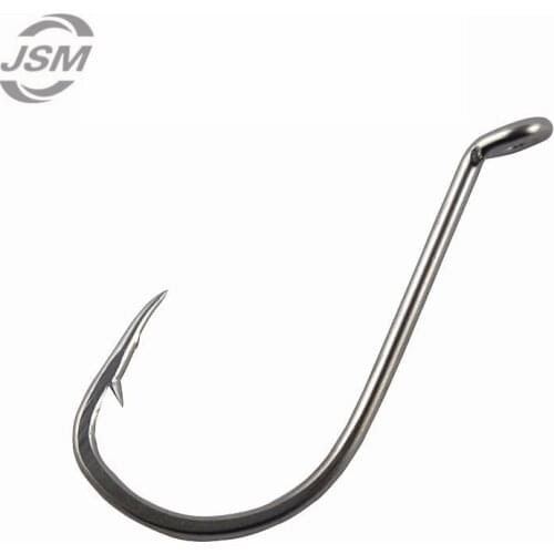 JSM 50pcs 92554 Stainless Steel Fishing Hooks Octopus Beak Bait Fishhooks Size 1/0 2/0 3/0 4/0 5/0 6/0 7/0 8/0 9/0