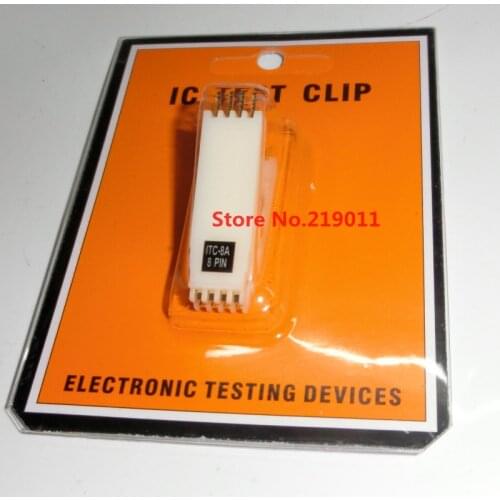 Free Shipping DIP8 Chip test clip DIP8 IC Test clip 2.54mm import GOOD quality