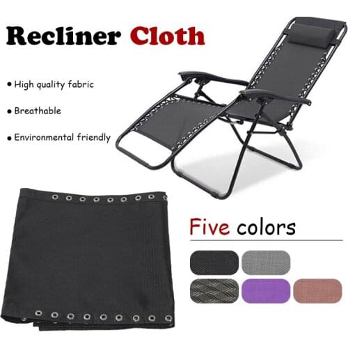 Recliner Cloth Breathable Durable Chair Lounger Replacement Fabric Cover Lounger Cushion Beach Chair Teslin Mesh Couch Cloth