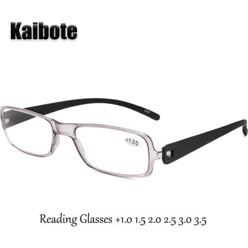 Kaibote E205143 New Ultralight Women Men Reading Glasses Clear Lens Quality Presbyopic Eyeglasses Reader Eyewear +1.0 to +3.5
