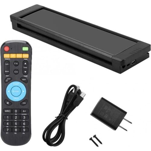 VBESTLIFE LED Display Programmable Interval Timer Wall Clock with Remote for Gym Fitness Training Countdown/UP Real Time Clock