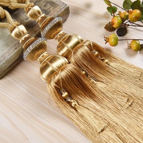 Curtain Tapestry Hanging Tassel Hanging Belt Ropes Ball Buckle Decoration Curtains Tiebacks Buckle Bandages Curtain Accessories