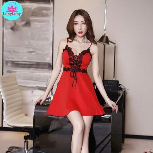 2021 new lace belt waist slimming chest straps nightclub sexy dress Knee-Length Zippers Natural V-Neck Sleeveless