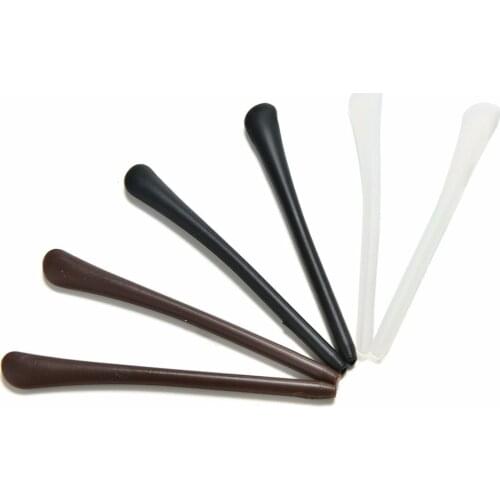 1Pair Silicone Eyeglasses Eyewear Spectacle Frames Temple End Tips Ear Sock Pieces Ear Tubes Replacement Repair Grip