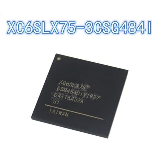 1PCS Original XC6SLX75-3CSG484I BGA-484 XC6SLX75 BGA484 Embedded-FPGA (Field Programmable Gate Array)