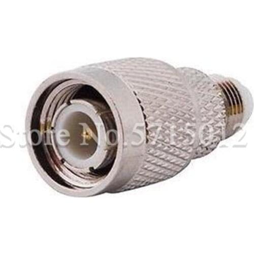 2pcs RF Connector Adaptor TNC Male Head Turn to FME Famale Head Socket Converter Pure Copper Radio Frequency Coaxial Joint