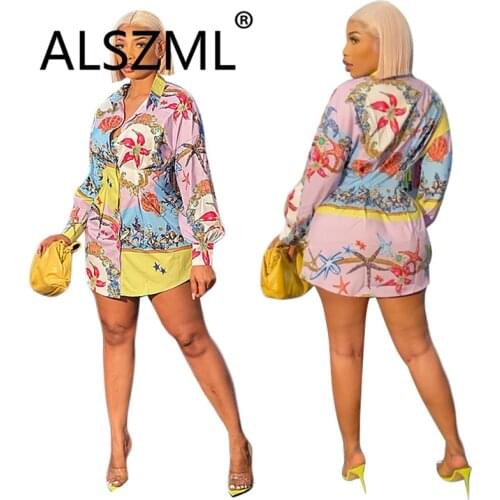 Женские рубашки с принтом ALSZML China At AliExpress
