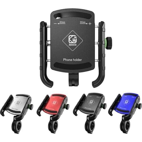 Aluminum Bike Bicycle Motorcycle Handlebar Mirror Mobile Phone Mount Holder Stand