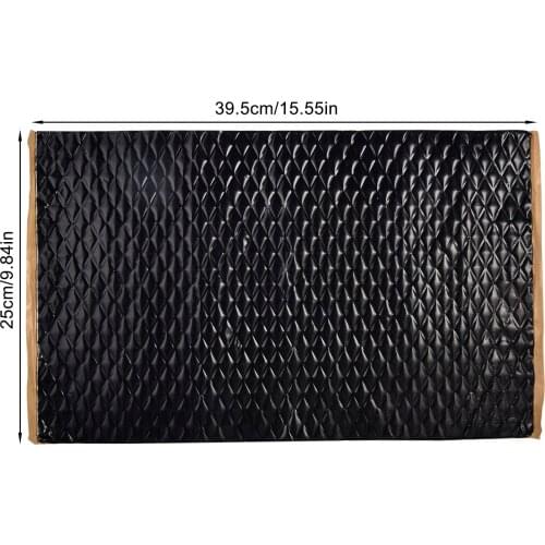 400x250mm Automobile Environmental Protection Shockproof Board black Car Sound Insulation Board Soft Anti-vibration Board