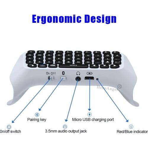 Mini Keyboard For Controller Wireless Compatible Support-Bluetooth External Keyboard For Playstation 5 PS5 Accessories Gamepad