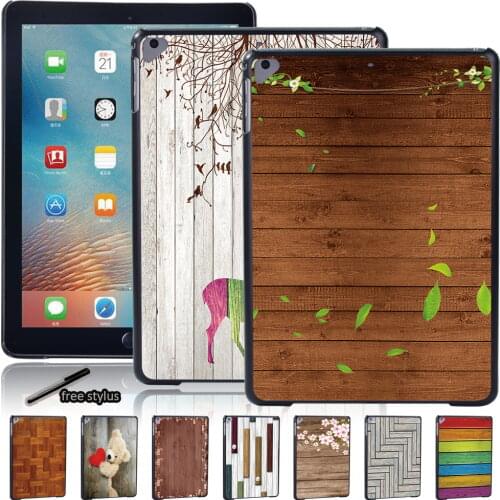 Tablet Case for Apple IPad Air 4 2020 10.9"/Air 3 10.5" 2019/Air 2/Air - High-quality Plastic Wood Pattern Hard Shell Back Case