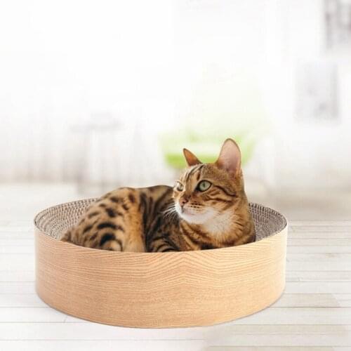 Space Bowl Cat Scratch Board Toy Scratching Pad Cat Nest Kitten Scratcher for Grinding Claws Body Massage Rest Scratch Supplies