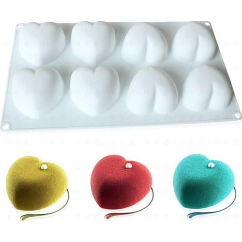 Kitchen Bakeware Cookie Tools Food silicone Cake Mousse French Dessert Loving Circular Baking Mould Mold