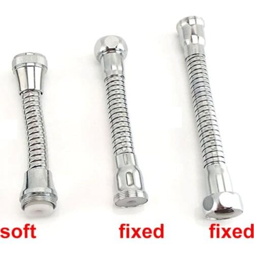 12cm 15cm Kitchen Faucet Stainless Steel Tube Water Saving Kitchen Tap Extension Hose Water Faucet Adjustment Faucet Accessories