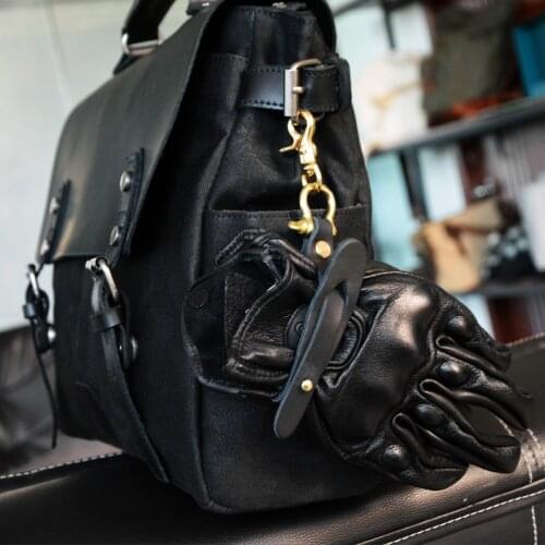 Retro Locomotive Bag Waterproof Motorcycles Side Bag Bike Bag Crazy Horse Leather Messenger Bag Mens Crossbody Briefcase