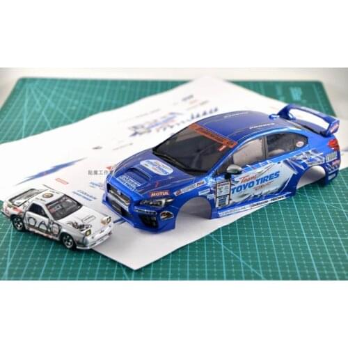 1/28 1/24 scale RC On Road Race Drift car Mini-Z Mitsubishi Impreza WRX STI car sh kyosho miniz shell bear stickers & decals