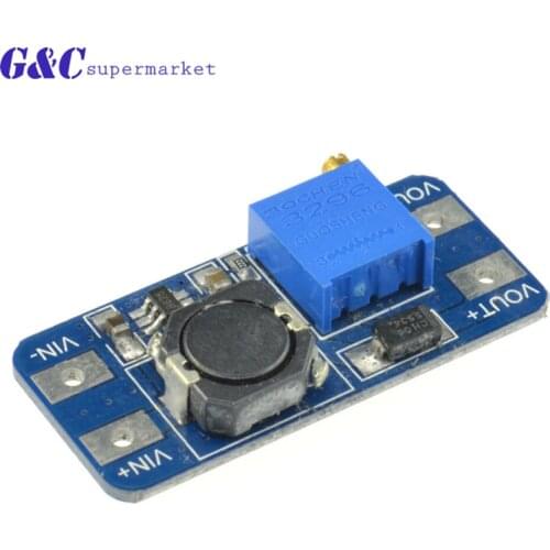 MT3608 DC-DC Step Up Converter Booster Power Supply Module Boost Step-up Board MAX output 28V 2A For Arduino