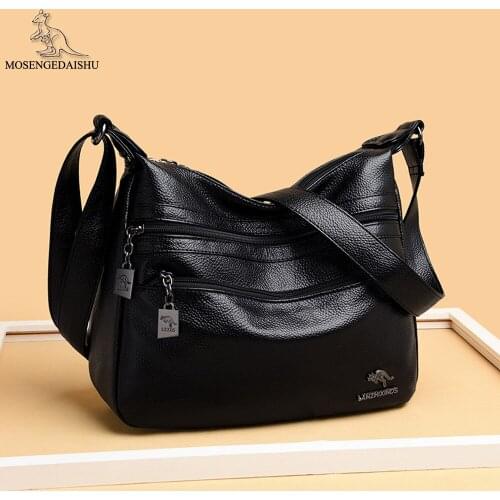 2021 New Solid Color Designer Ladies Shoulder Bag High Quality PU Leather Womens Bag Fashion Letter Design Women Messenger Bags