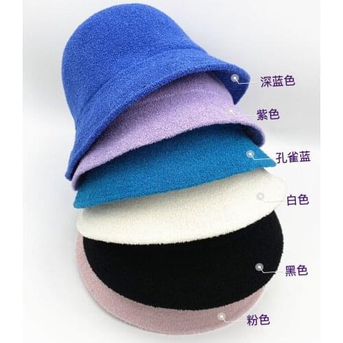 2021 new hat tide scarf ring yarn fisherman hat retro basin hat unisex style can be used as a couple style