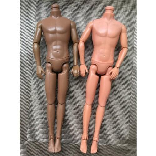 Simba Male Body Original Doll Yoga Body White Black Brown Beige Color 1/6 Girl Doll Princess Prince Doll Body