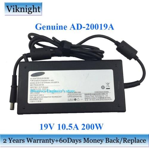 Genuine A16-200P1A 19v 10.5a ac power supply adapter for samsung AD-20019A BA44-00348A A200A010L charger adapter 7.4x5.0mm