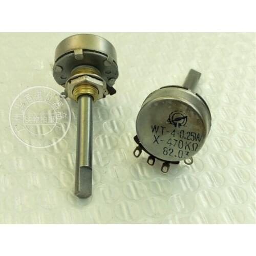 Original new 100% WT-4-0.25W X-470K 24 TYPE single potentiometer handle length 50MMF (SWITCH)