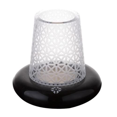 Arte Home Alacahöyük Black Silver Candle Holder