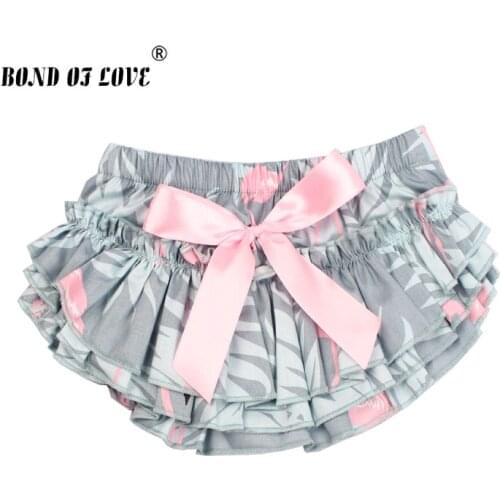 Newborn Baby Girls Tutu Skirt Cotton Bow Flamingo Print Baby Girls Skirt Baby Photography Props 0-24 Month Baby Girl clothes