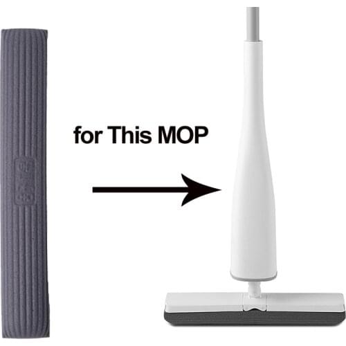 Yocada PVA Sponge Mop Heads Apply to Automatic Self-Wringing 360° Rotating Flat Mop Free Hand Washing for Bedroom Floor Clean