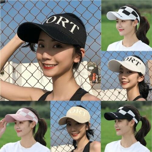 Women Girls Sports Adjustable Cap Sports 2021 Newest Fashion Sun Summer Breathable Hot Fashion Outdoor Hat