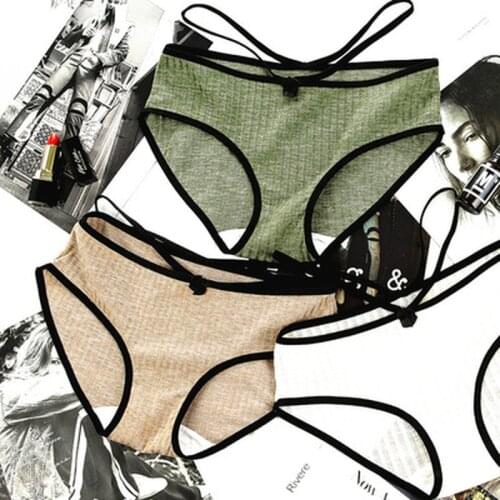 Panties for Women Cotton Seamless Underwear Gril Briefs Female Casual Underpants Sexy Lingerie Woman Breathable Intimate Panty