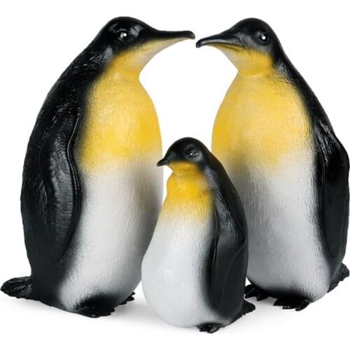 Funny Gift Vivid-Penguin Toy Figures Table Accessory Birthday Gift Cake Toppers