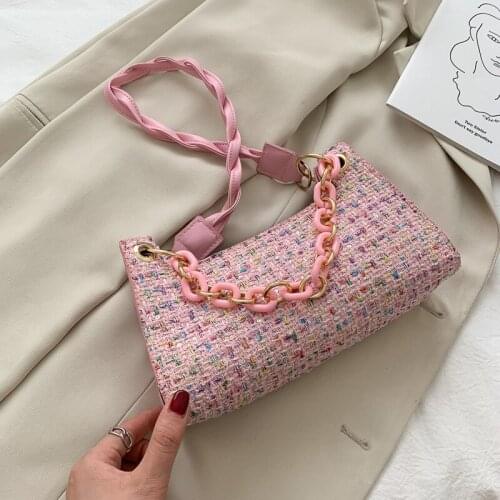 Women Bag New Fashion Lady Bucket Shoulder Bags Zipper Chains Sweet Handbag Purse Designer Bag