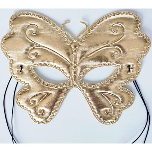 10pcs Womens Butterfly Mask Costume Accessory Halloween Party Holiday Performance Cute Dress Up Black Silver Red Gold