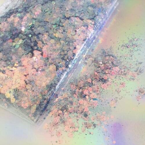 18 Design Unicorn Tears Cosmetic Glitter Color shifts 50g Mermaid tears mix Nail Art Glitter Mermaid Dreams ,Holographic Glitter