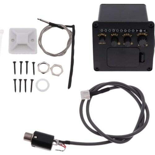 2 Band Pickup Eq Aeq-2T Equalizer Acoustic Guitar Washer Screws Set For Guitar