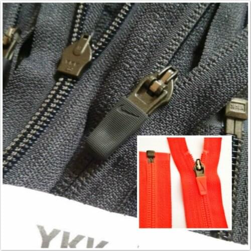3 PCS/LOT NYLON Ykk Zipper OPEN END LEATHER SILDER SportswearJacket Clothing Sewing Accessories