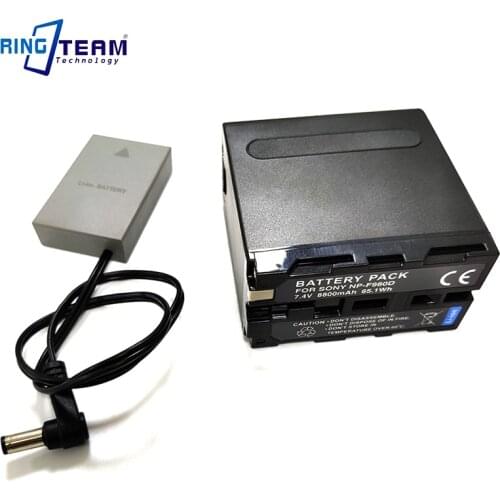 NP-F980D Battery Plus PS-BLS5 BLS-5 DC Coupler for Olympus PEN E-PL2 E-PL5 E-PM2 Stylus 1 1s OM-D E-M10 E-M10 Mark II III Camera