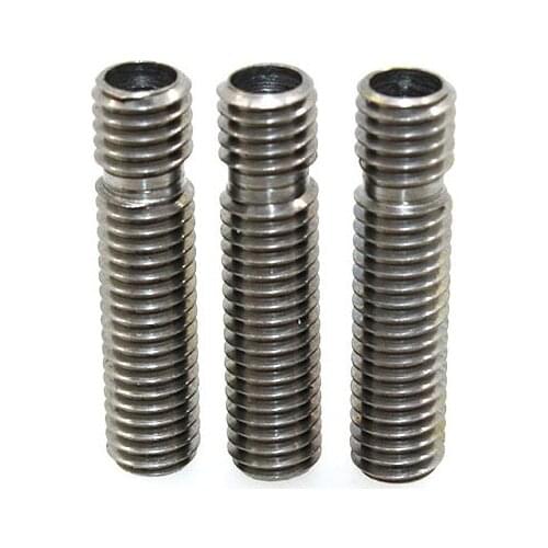 1pcs 3D printer accessories E3D stainless steel all metal throat consumables feed pipe bore 4MM through hole