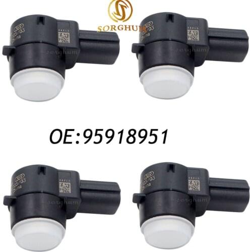 4PCS PDC Backup Reverse Parking Distance Control Sensor For G M VW Golf 95918951 0263013646