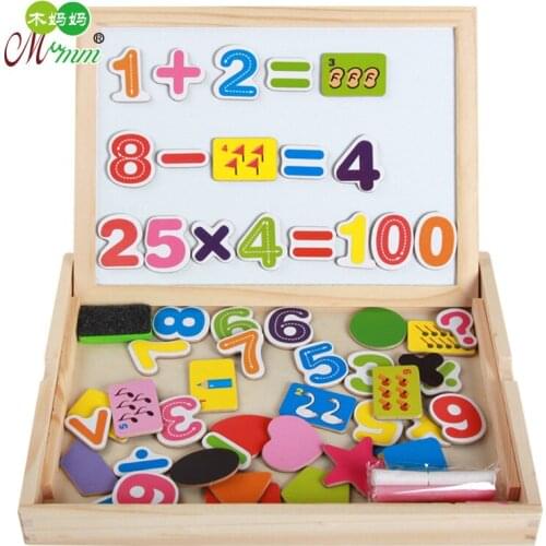 Wooden Blocks Toys Digital Learning Box Calculatio ChildrenS Educational Toy For Boy and Girl Gift