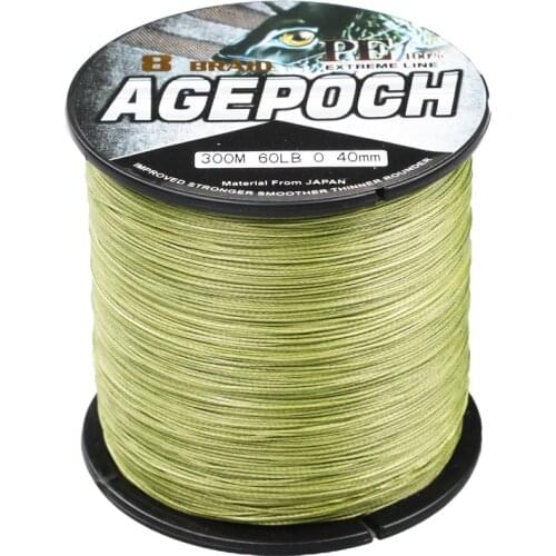 DORISEA 8 Strands 300M Multifilament PE Braided Fishing Line Fishing Wire Braided Fishing Line 6-80LB for Sea Fishing