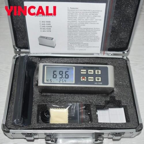 Glossmeter AG-104B Measuring Angles 45 degree Main Measures Ceramics,Films,Textiles and Anodised Aluminium AG-104 Gloss Meter