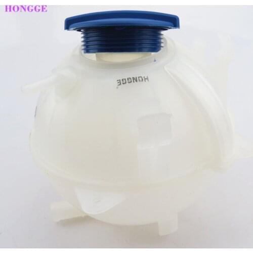 HONGGE Engine Radiator Coolant Reservoir Tank Bottle & Cap For MK5 Golf MK6 Passat CC Eos A3 TT 1K0 121 407A