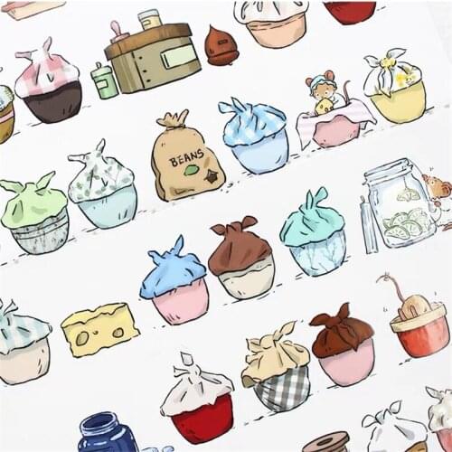 Cute Tea Cups Pet Tapes Bullet Journal Masking Tape Adhesive Tape DIY Scrapbooking Pet Stickers
