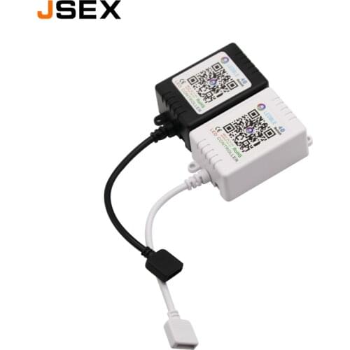 Mini LED RGB Bluetooth Controller Remote Led Strip Wireless Controller For Led Strip Music RGB Led Smart Time Controller 5V 24V