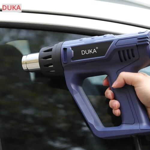 Duka 2000W Multi-Function Electric Hot Air Gun Thermoregulator Heat Guns Shrink Wrapping Thermal Power Tool Duka For Car