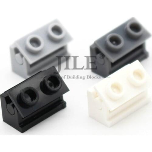 Moc Hinge Brick 1x2 Base with Top 3937 3938 DIY Classic Creative Enlighten Building Blocks Sets Compatible Assembles Particles